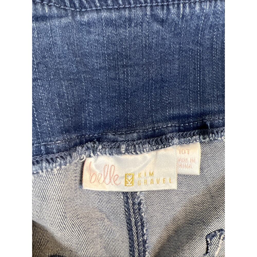 Belle By Kim Gravel Tall TripleLuxe Denim Mariner Crop Pants Medium Wash Sz 10 T - Picture 9 of 9